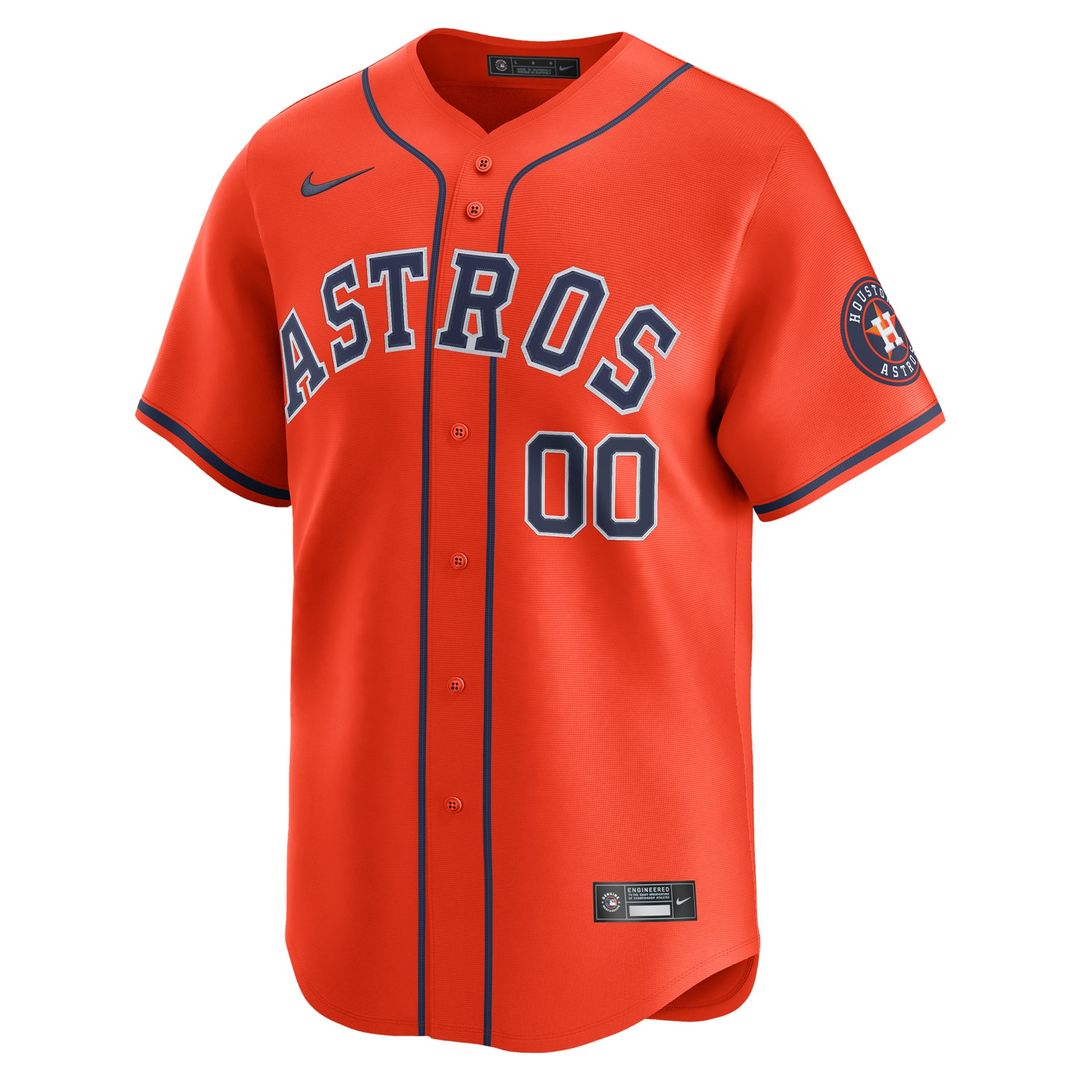 Houston Astros | Nike Orange Alternate Limited Custom Jersey