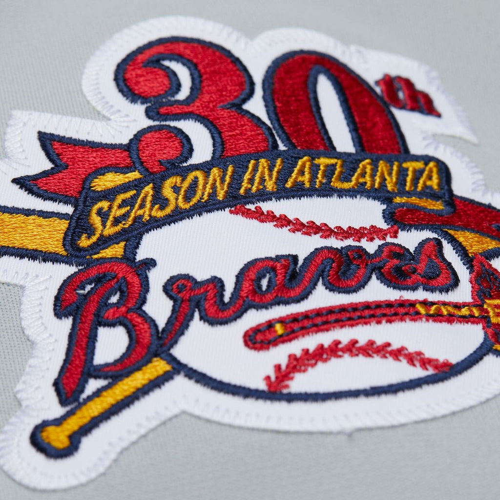 Atlanta Braves Chipper Jones | Mitchell & Ness Gray 1995 Throwback Authentic Jersey