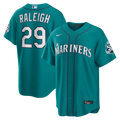 Seattle Mariners Cal Raleigh | Nike Teal Alternate 50th Season Patch Stadium Jersey