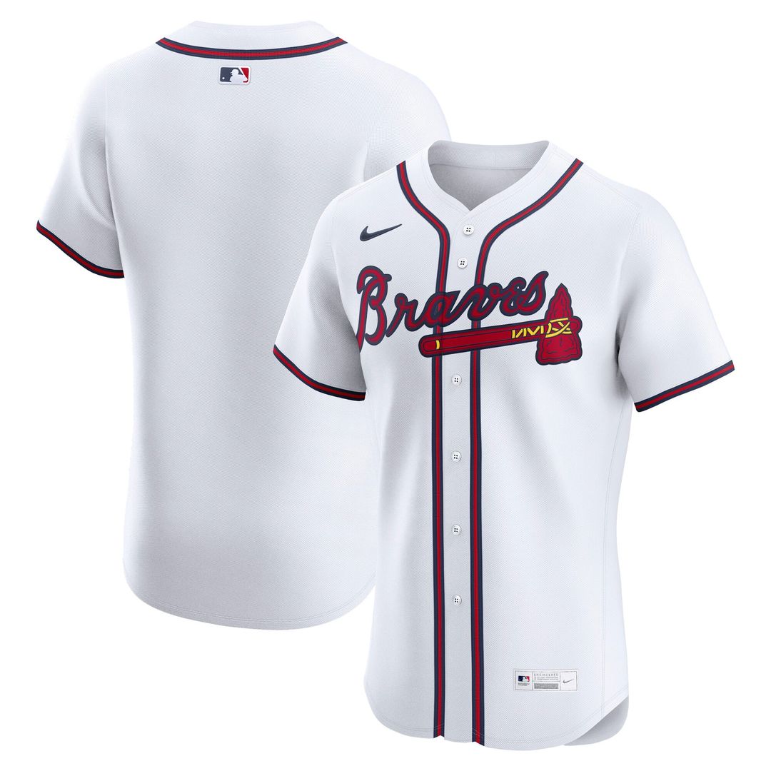 Atlanta Braves | Nike White Home Elite Jersey