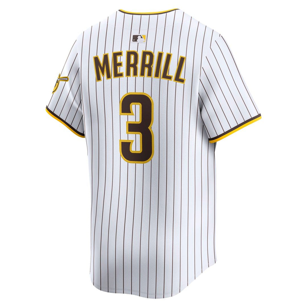 San Diego Padres Jackson Merrill | Nike Brown Road Limited Player Jersey