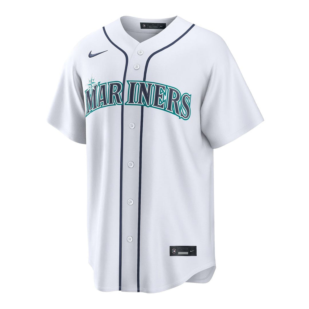 Seattle Mariners Dominic Canzone | Nike White Home Replica Jersey