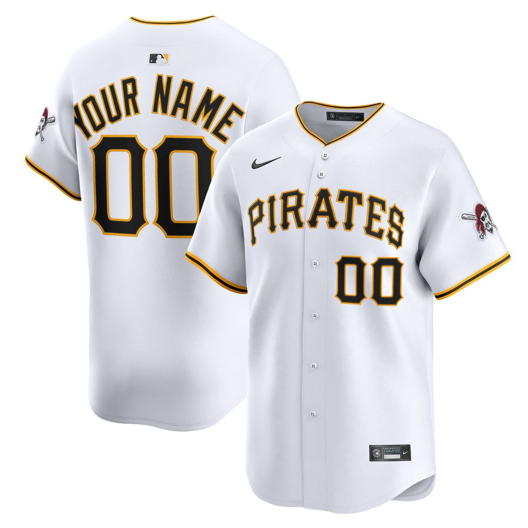 Pittsburgh Pirates | Nike White Home Limited Custom Jersey