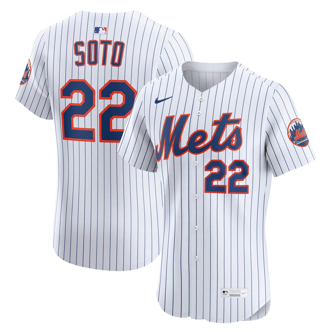 New York Mets Juan Soto | Nike White Home Elite Jersey