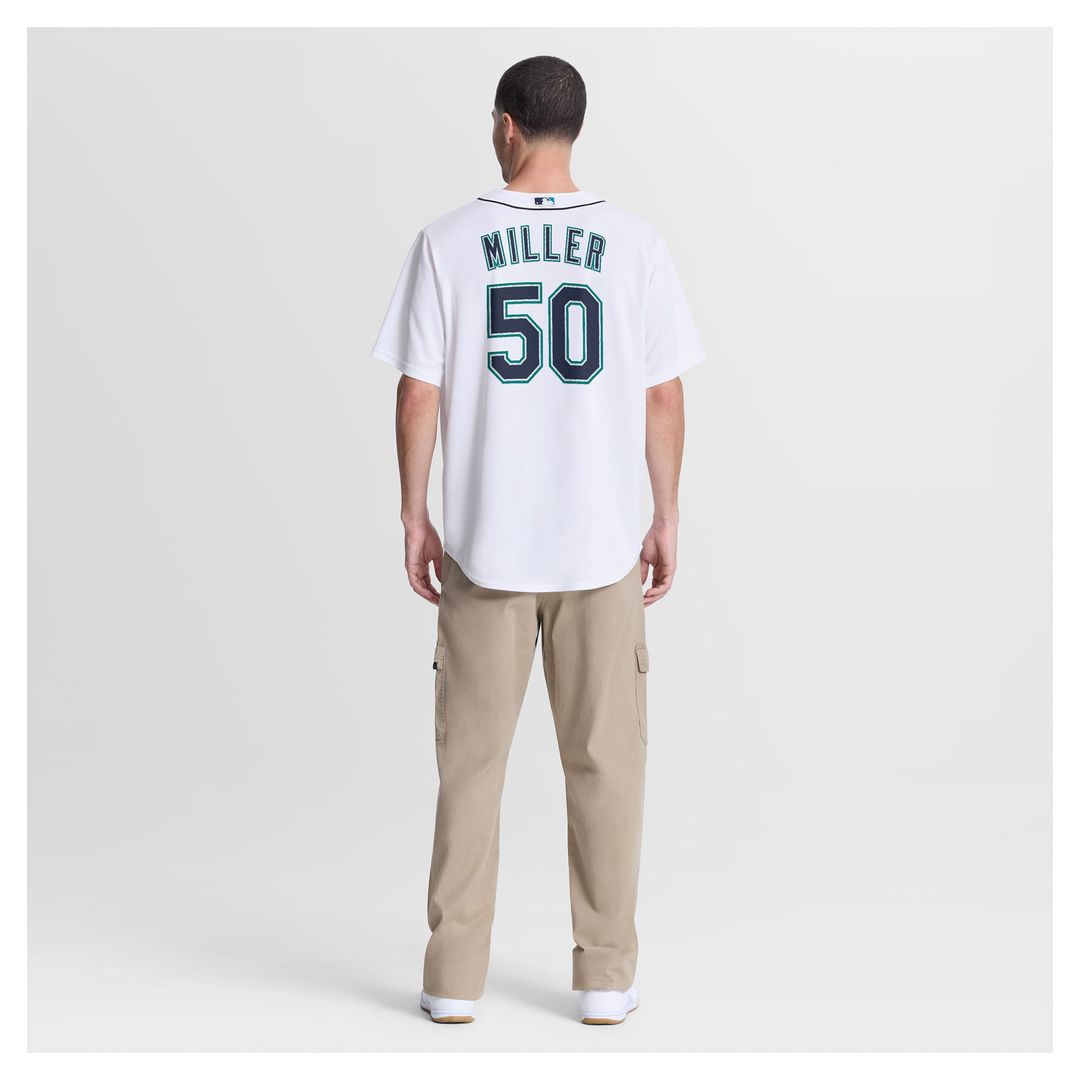 Seattle Mariners Bryce Miller | Nike White Home Replica Jersey