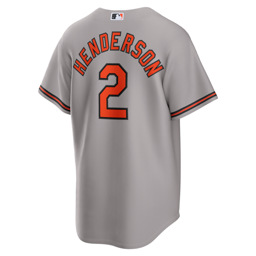 Baltimore Orioles Gunnar Henderson | Nike Gray Road Replica Jersey