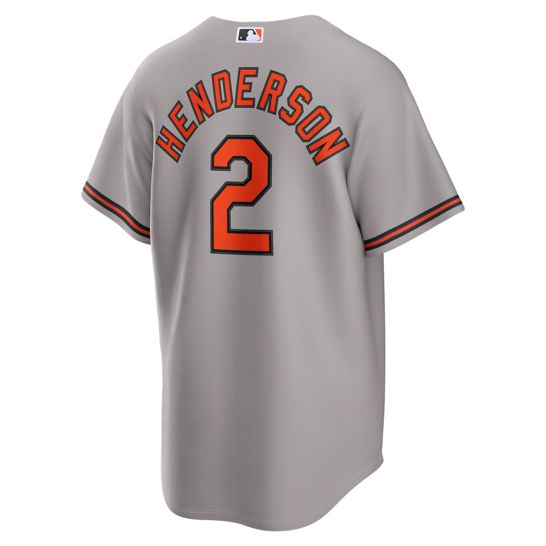 Baltimore Orioles Gunnar Henderson | Nike Gray Road Replica Jersey
