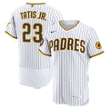 San Diego Padres Fernando Tatis Jr. | Nike White Home Authentic Sponsor Patch Jersey