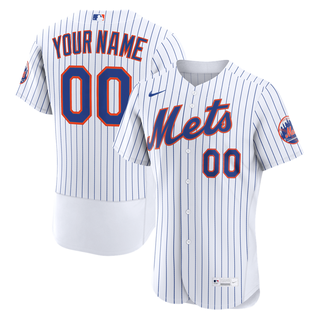New York Mets | Nike White Home Authentic Custom Jersey