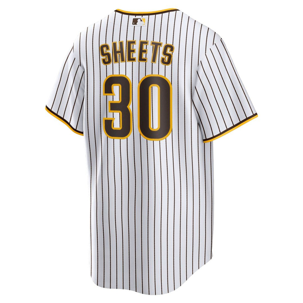 San Diego Padres Gavin Sheets | Nike White Home Replica Jersey