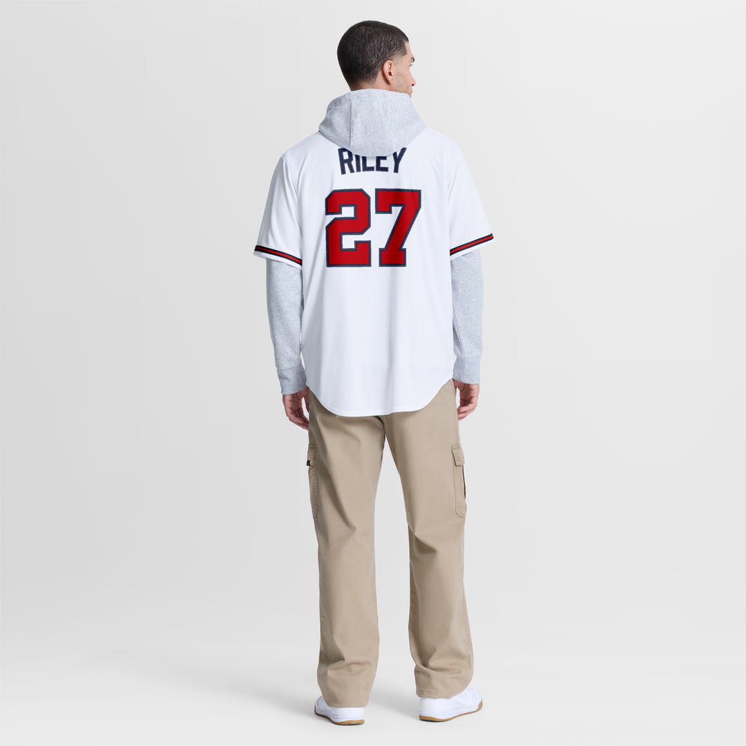 Atlanta Braves Austin Riley | Nike Navy Alternate Replica Jersey