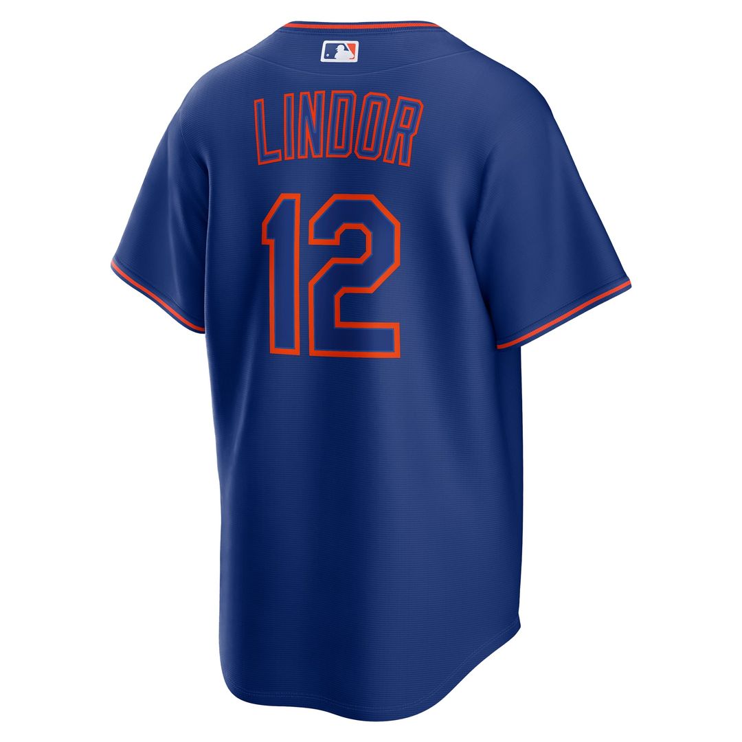 New York Mets Francisco Lindor | Nike Royal Alternate Replica Jersey