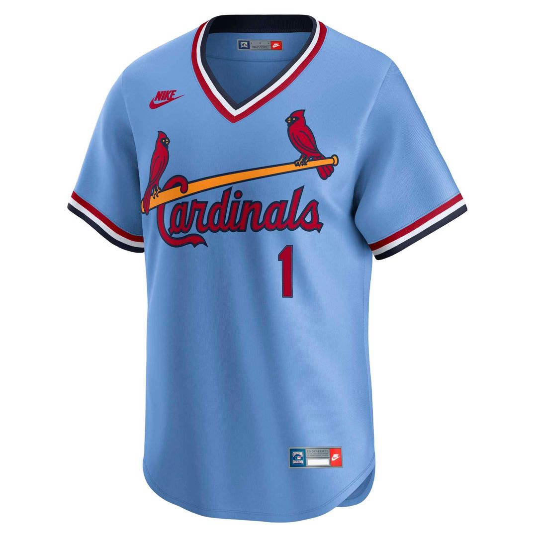 St. Louis Cardinals Ozzie Smith | Nike Blue Throwback Cooperstown Collection Limited Jersey