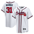 Atlanta Braves Greg Maddux | Nike White Home Retired Player Replica Jersey