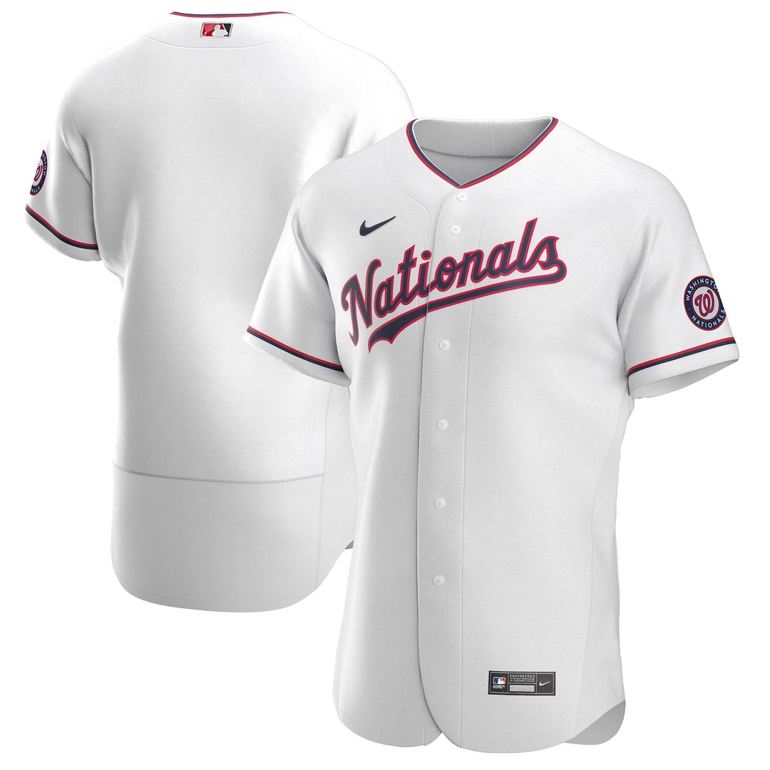 Washington Nationals | Nike White Alternate Authentic Team Jersey