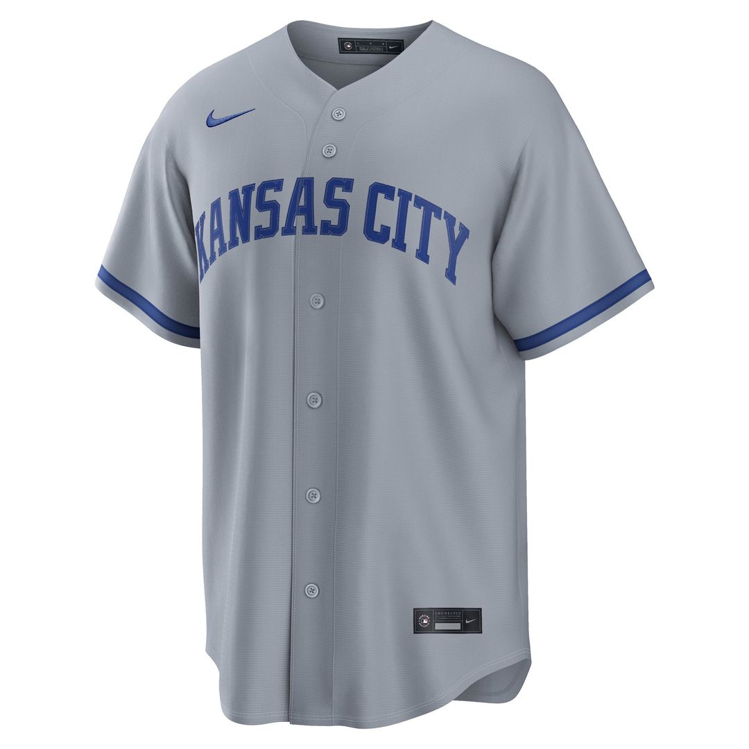 Kansas City Royals Bobby Witt Jr. | Nike Gray Road Replica Jersey