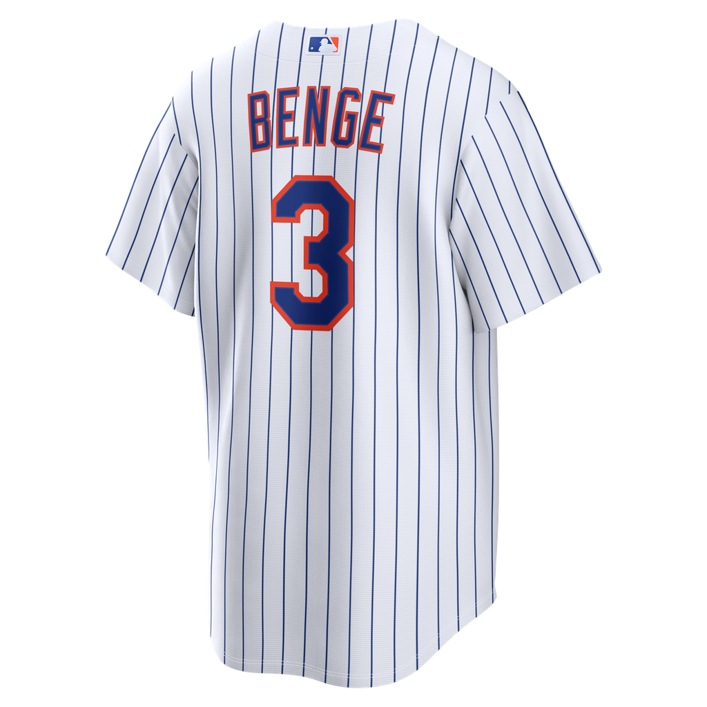 New York Mets Carson Benge | Nike White Home Replica Jersey