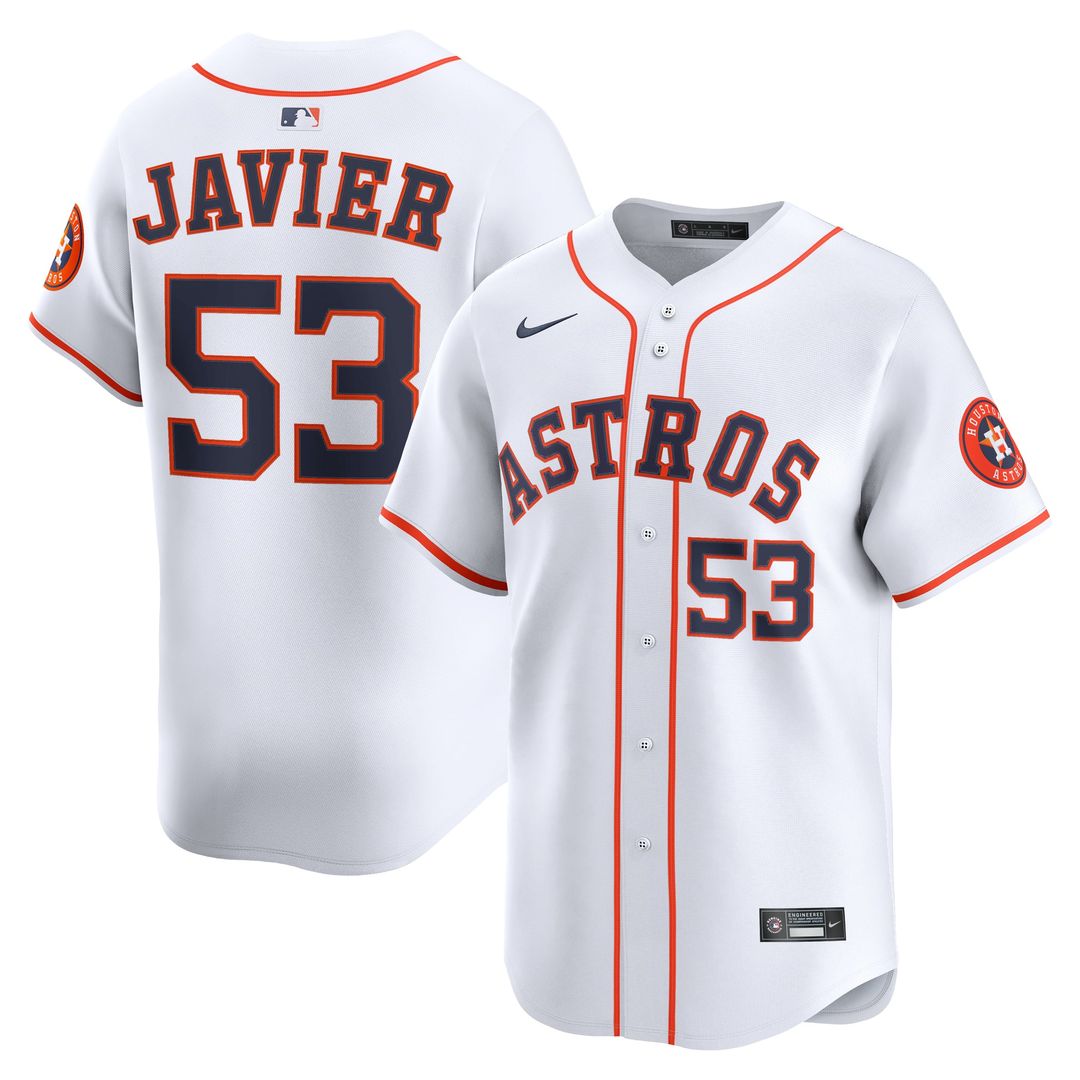 Houston Astros Cristian Javier | Nike White Home Limited Player Jersey