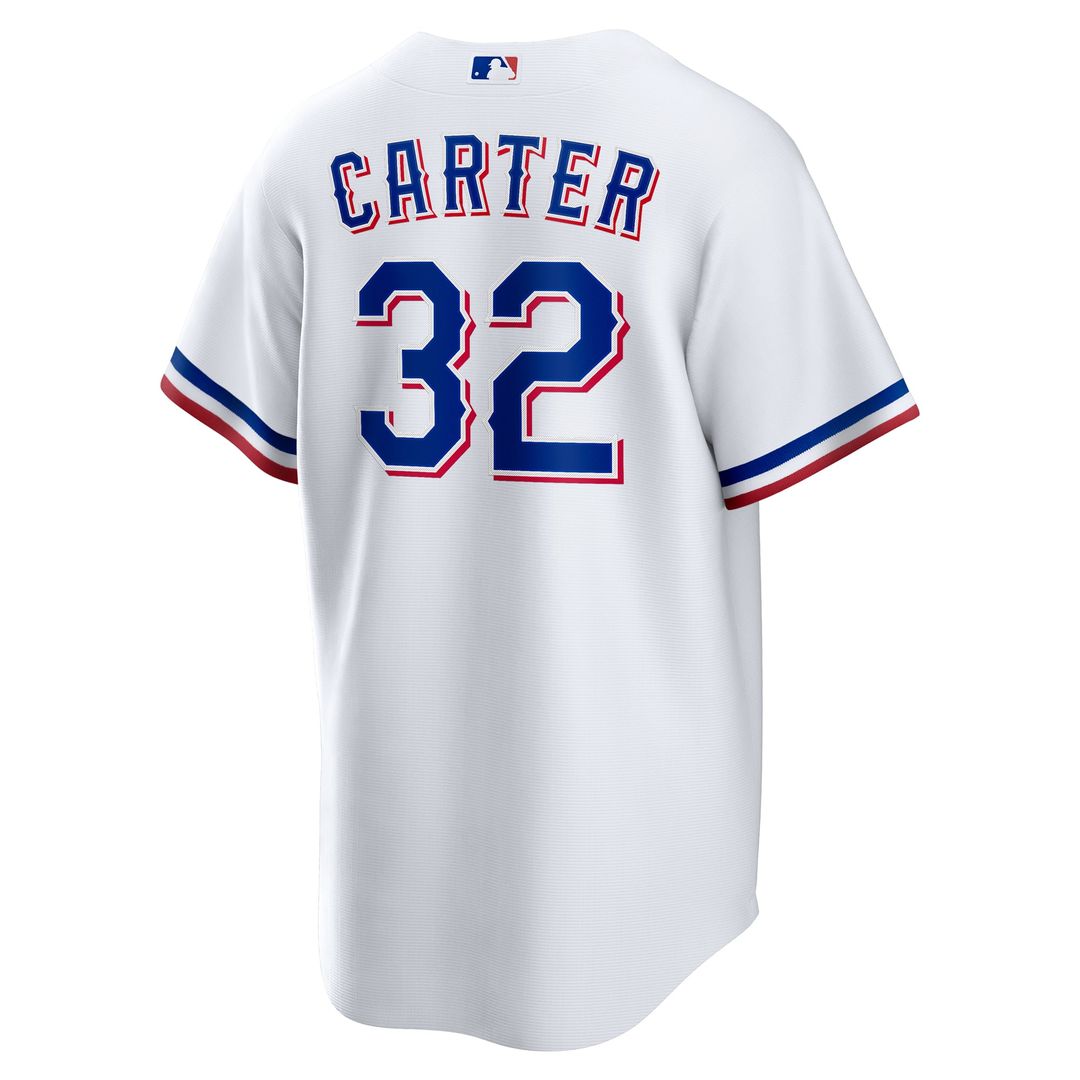 Texas Rangers Evan Carter | Nike White Home Replica Jersey