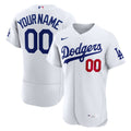 Los Angeles Dodgers | Nike White Home Authentic Custom Jersey