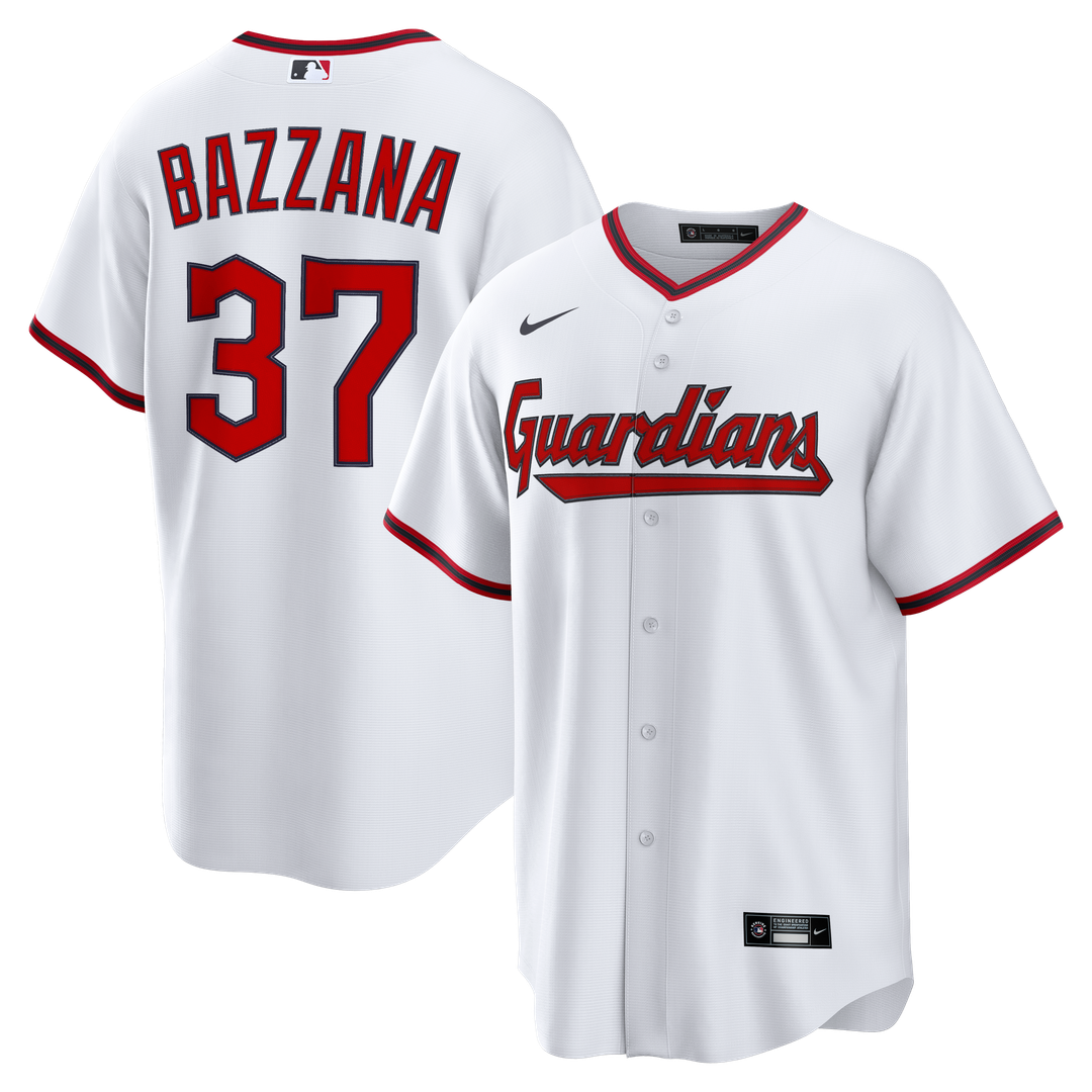 Cleveland Guardians Travis Bazzana | Nike White Home Replica Jersey