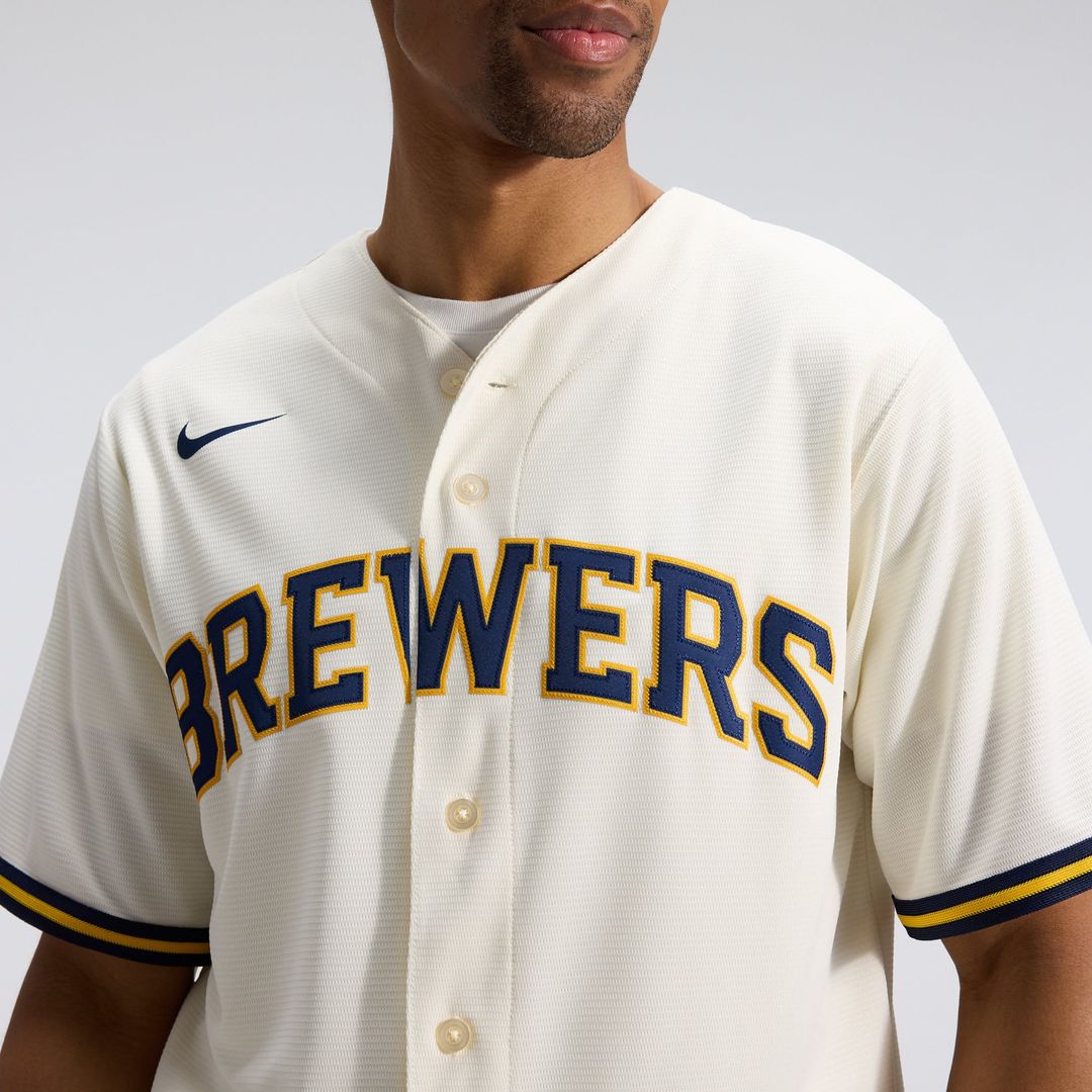 Milwaukee Brewers | Nike Cream Home Replica Team Jersey