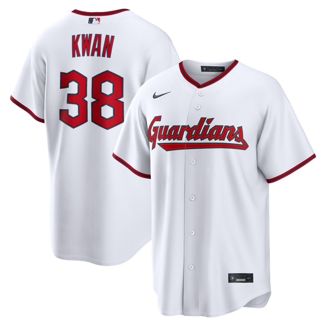 Cleveland Guardians Steven Kwan | Nike White Home Replica Jersey