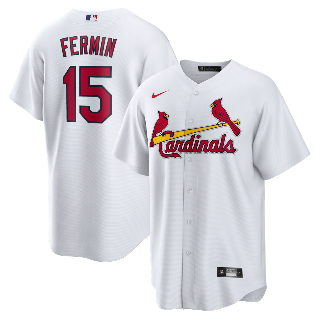 St. Louis Cardinals José Fermín | Nike White Home Replica Jersey