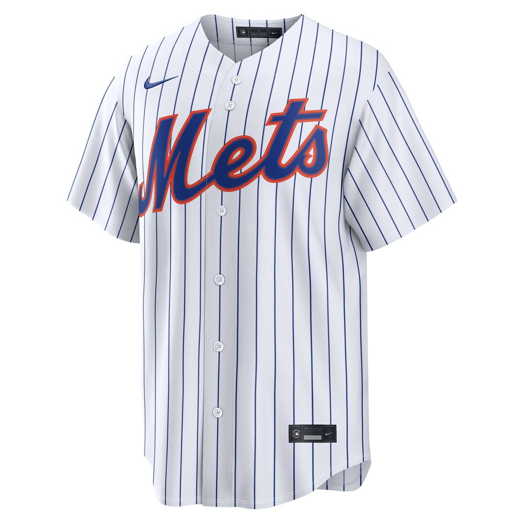 New York Mets Jefry Yan | Nike White Home Replica Jersey