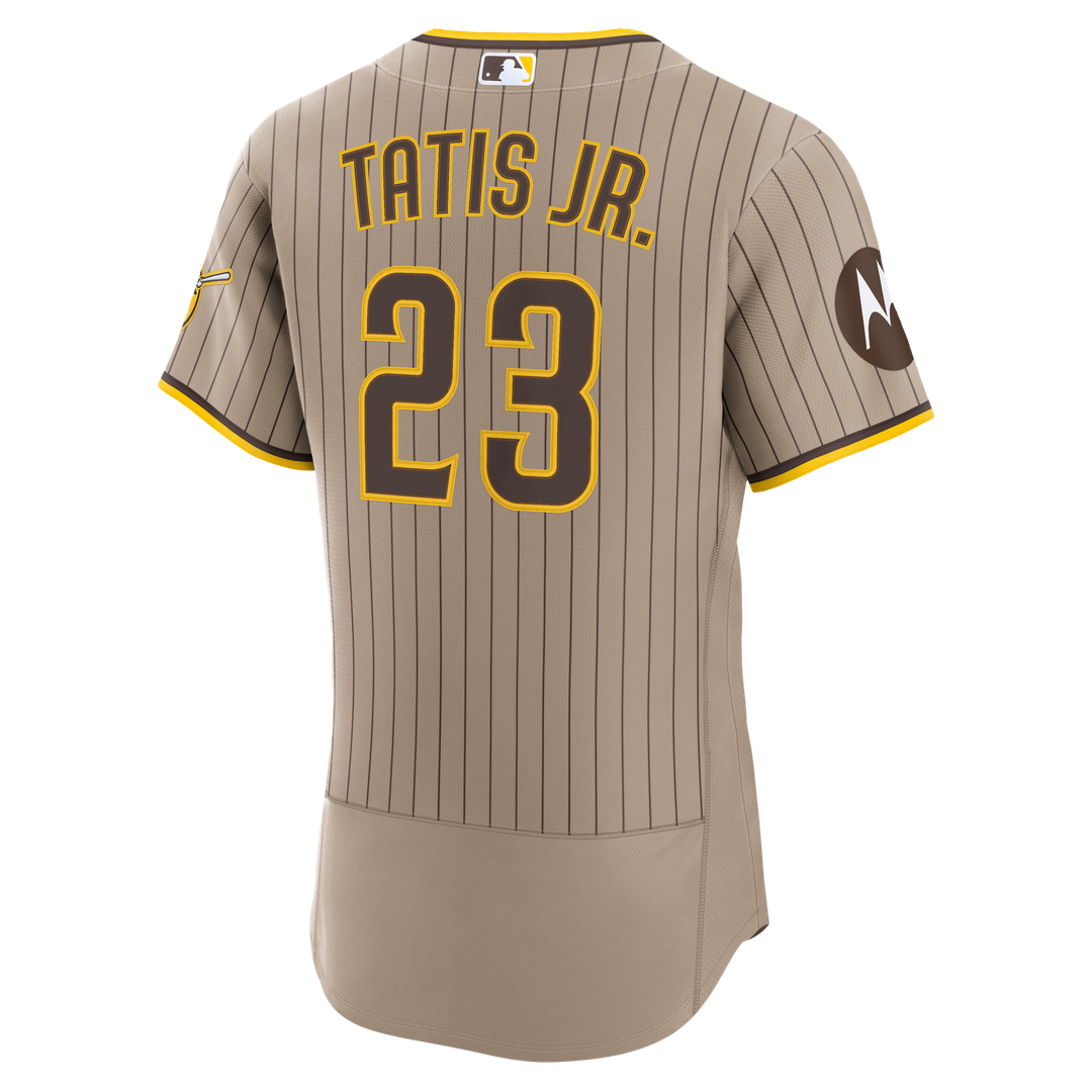 San Diego Padres Fernando Tatis Jr. | Nike White Home Authentic Sponsor Patch Jersey