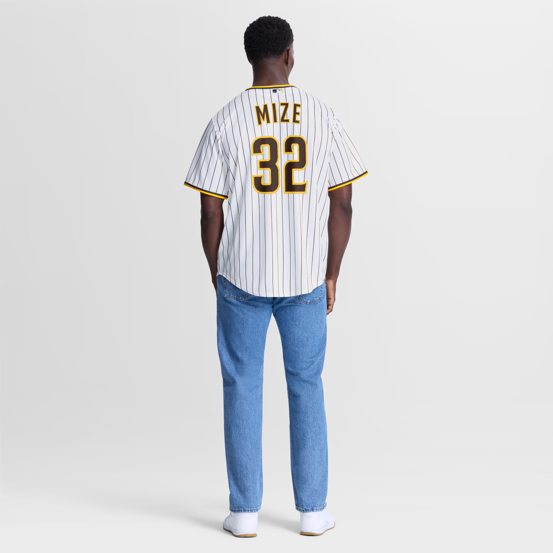 San Diego Padres Casey Mize | Nike White Home Replica Jersey