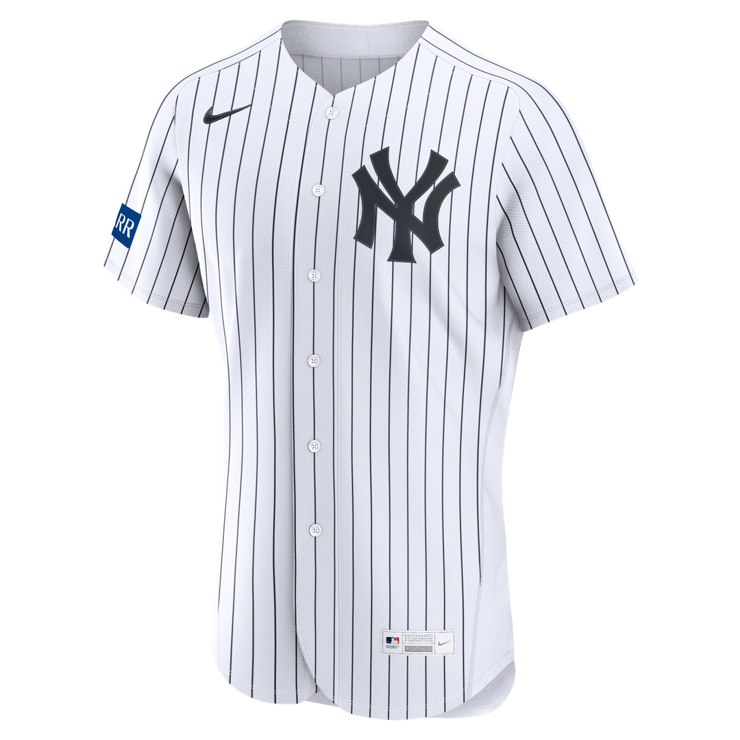 New York Yankees | Nike White Home Sponsor Patch Authentic Jersey