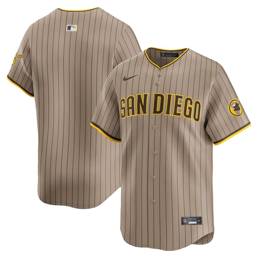 San Diego Padres | Nike Khaki Alternate Limited Jersey