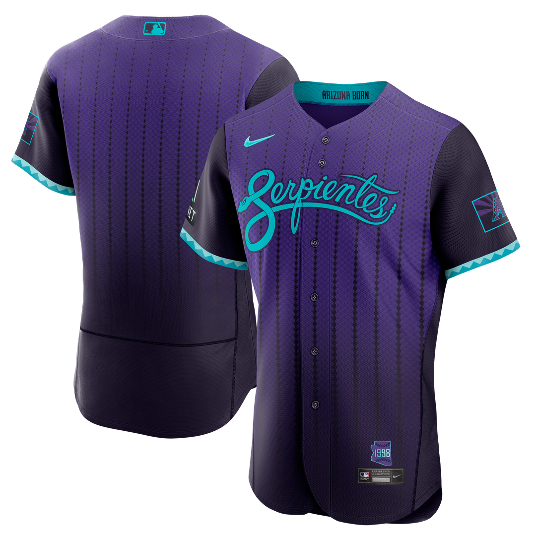 Arizona Diamondbacks | Nike Purple City Connect Authentic Sponsor Patch Jersey