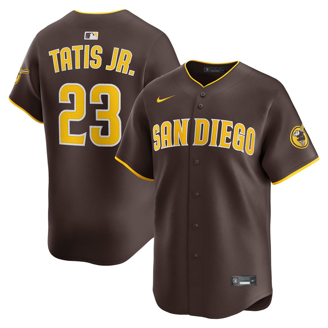 San Diego Padres Fernando Tatis Jr. | Nike Brown Road Limited Player Jersey