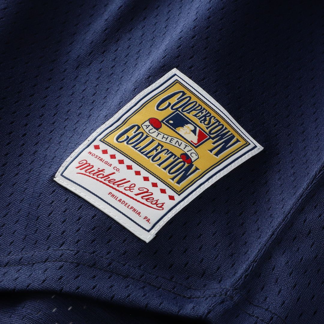 Houston Astros Nolan Ryan | Mitchell & Ness Navy Cooperstown Collection Big & Tall Mesh Batting Practice Jersey