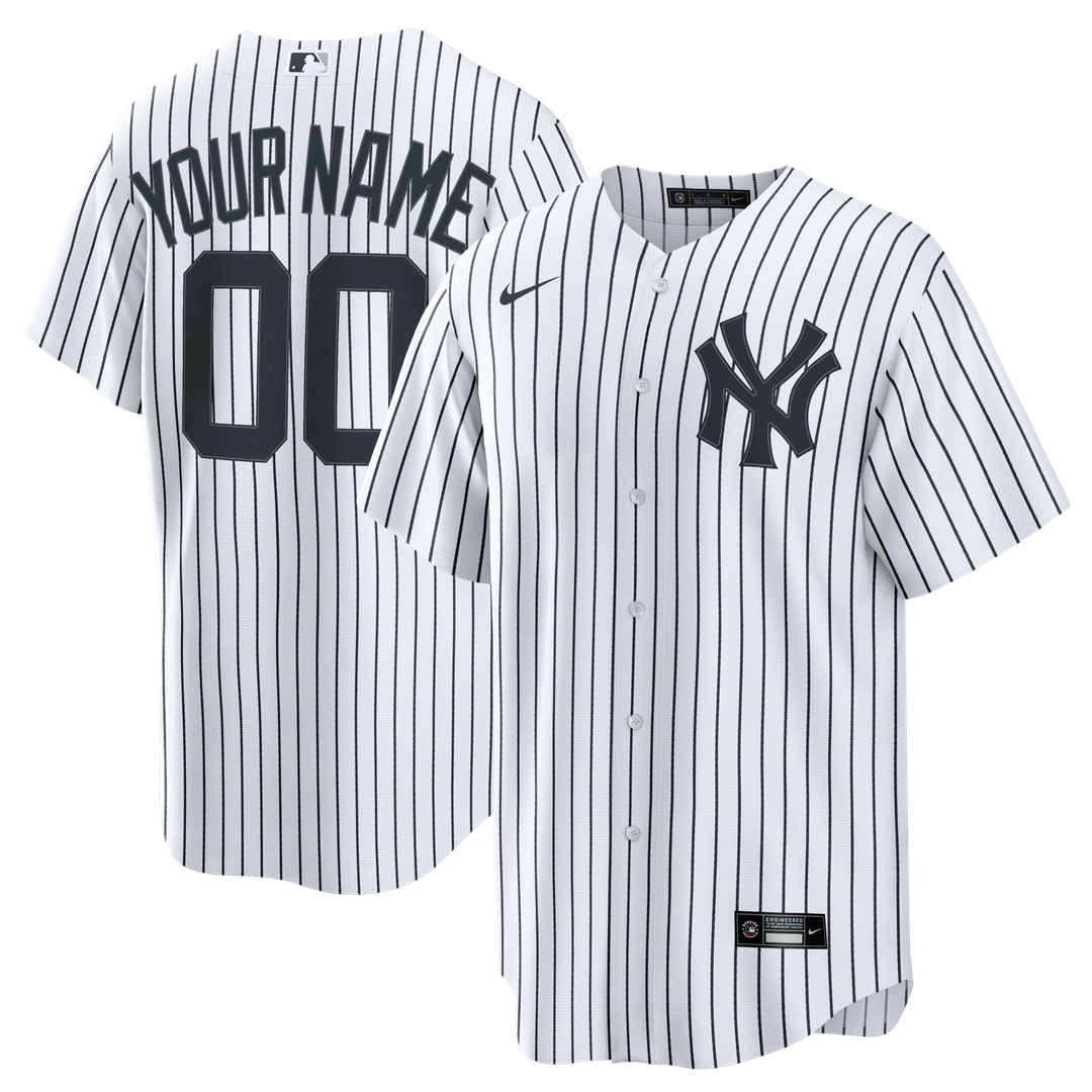 New York Yankees | Nike White Home Stadium Custom Jersey