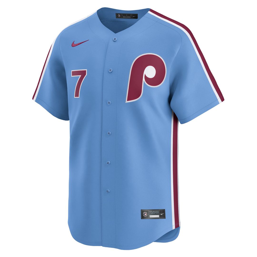 Philadelphia Phillies Trea Turner | Nike Light Blue Alternate Limited Player Jersey