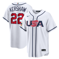 USA Baseball Clayton Kershaw | Nike White 2026 World Baseball Classic Home Stadium Jersey