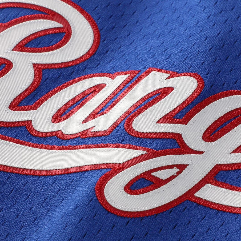 Texas Rangers Nolan Ryan | Mitchell & Ness Royal Big & Tall Cooperstown Mesh Batting Practice Jersey
