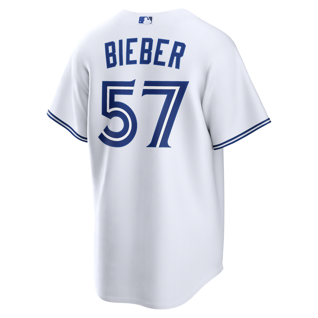 Toronto Blue Jays Shane Bieber | Nike White Home Replica Jersey