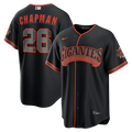 San Francisco Giants Matt Chapman | Nike Black Alternate Stadium Jersey