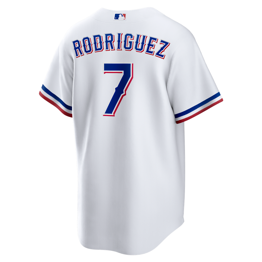 Texas Rangers Ivan Rodriguez | Nike White Home Retired Player Replica Jersey