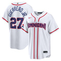 Dominican Republic Baseball Vladimir Guerrero Jr. | Nike White 2026 World Baseball Classic Home Stadium Jersey