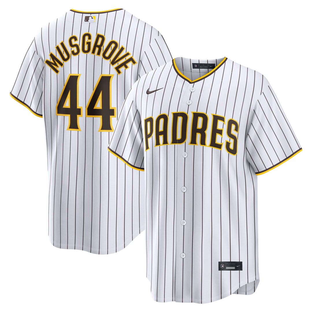 San Diego Padres Joe Musgrove | Nike White Home Replica Jersey