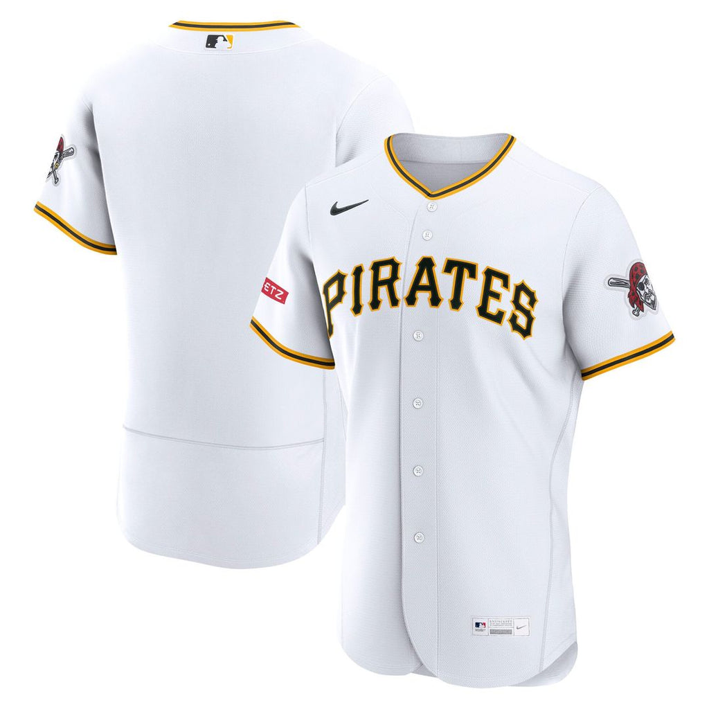 Pittsburgh Pirates | Nike White Home Sponsor Patch Authentic Jersey