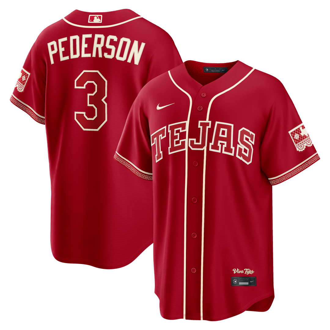 Texas Rangers Joc Pederson | Nike Red 2026 City Connect Stadium Jersey