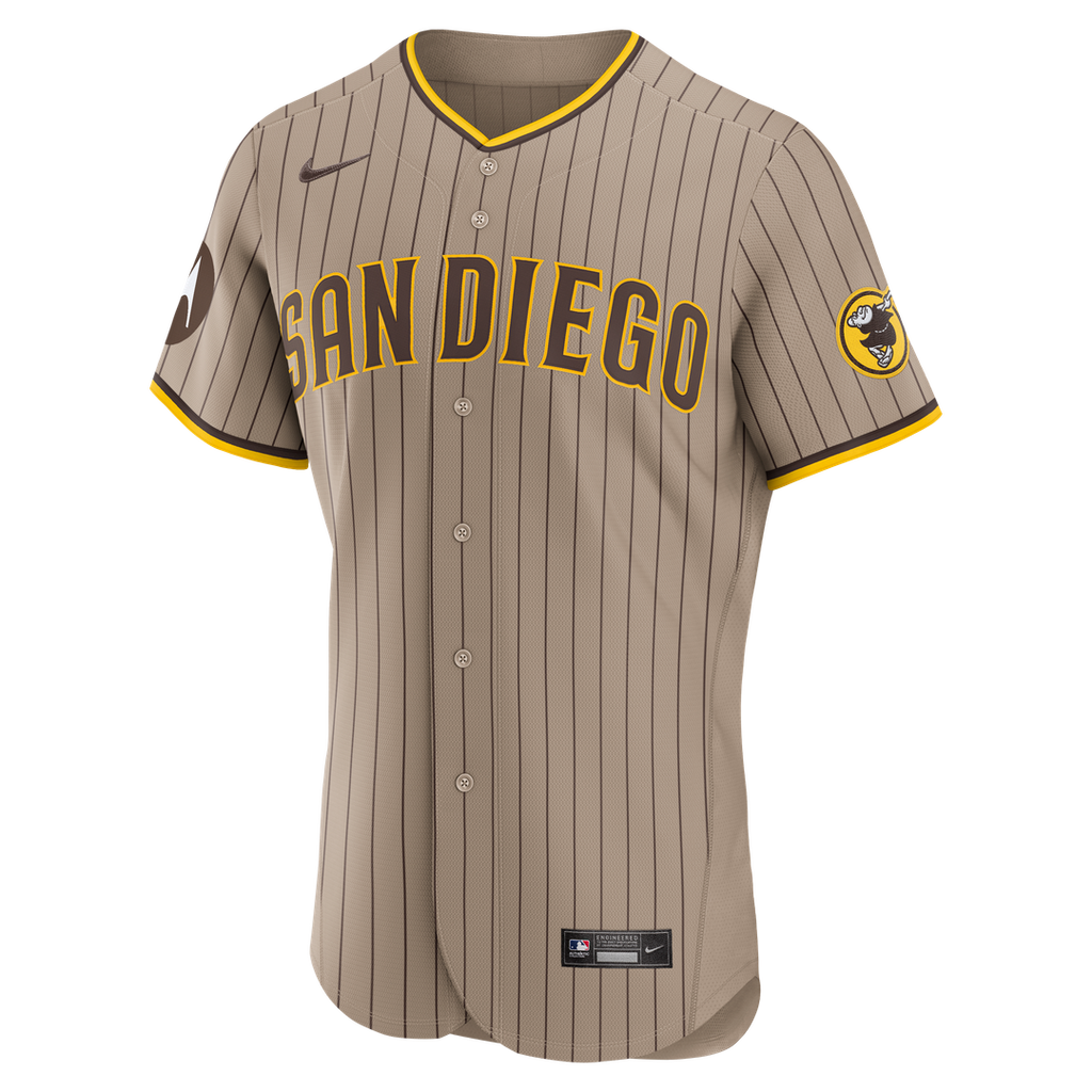 San Diego Padres Fernando Tatis Jr. | Nike White Home Authentic Sponsor Patch Jersey